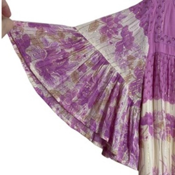 Spell & The Gypsy Coco Lei Flutter Sleeve Mini Dress Size M - Picture 6 of 10